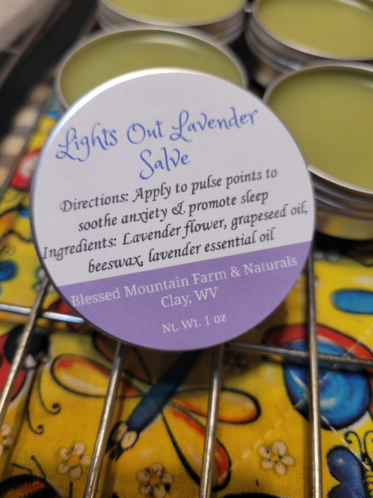 Lights Out Lavender Salve