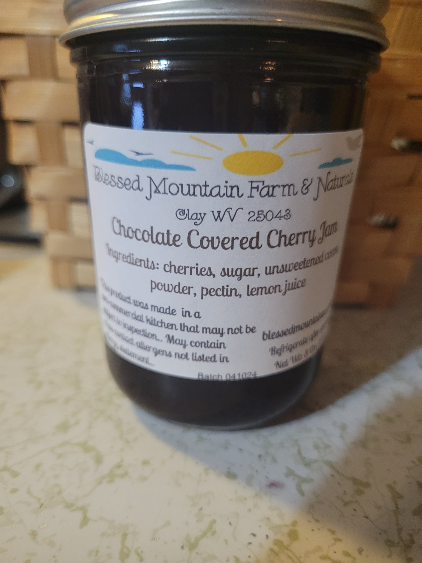 Chocolate covered cherry jam