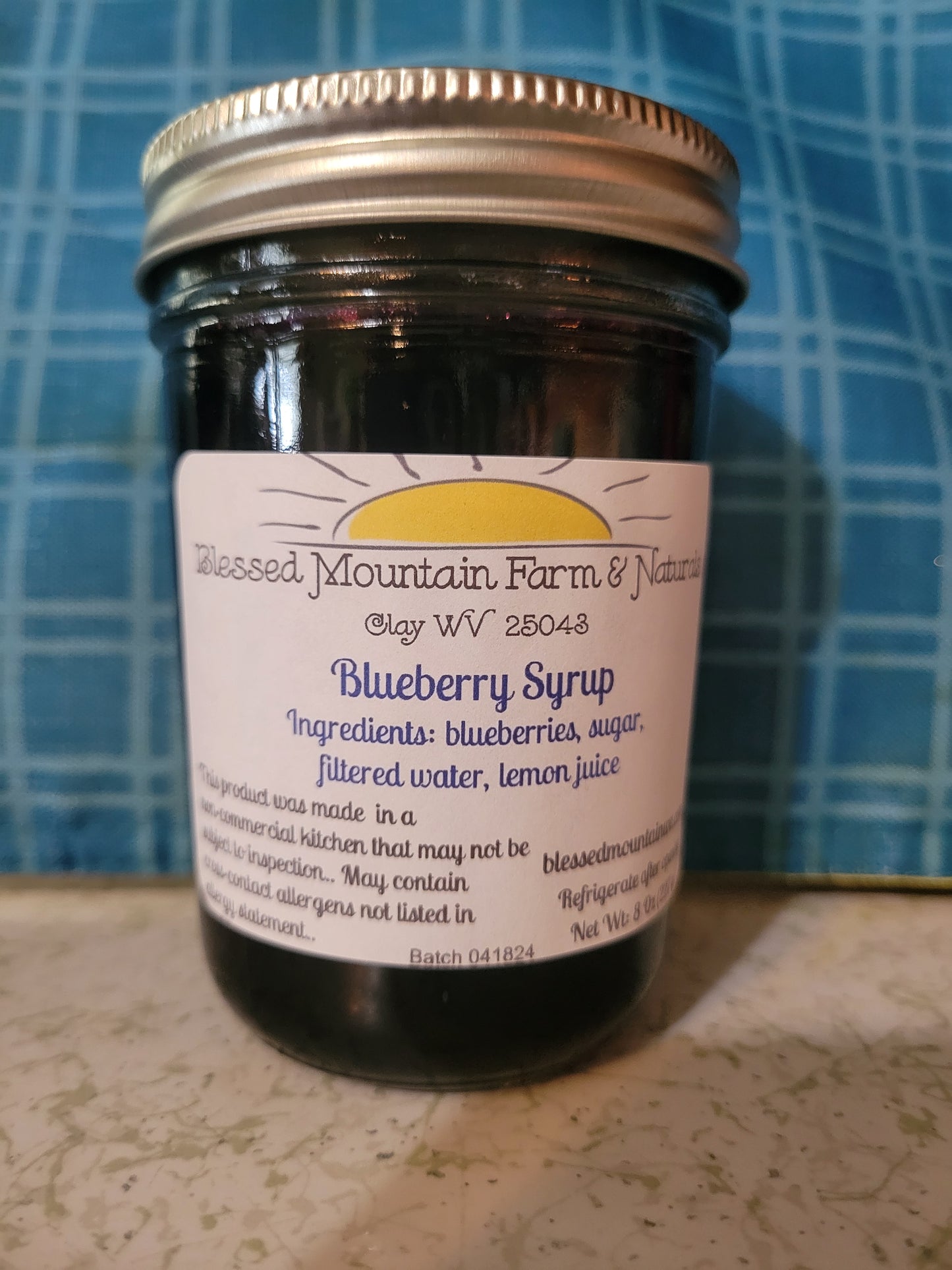 Blueberry syrup