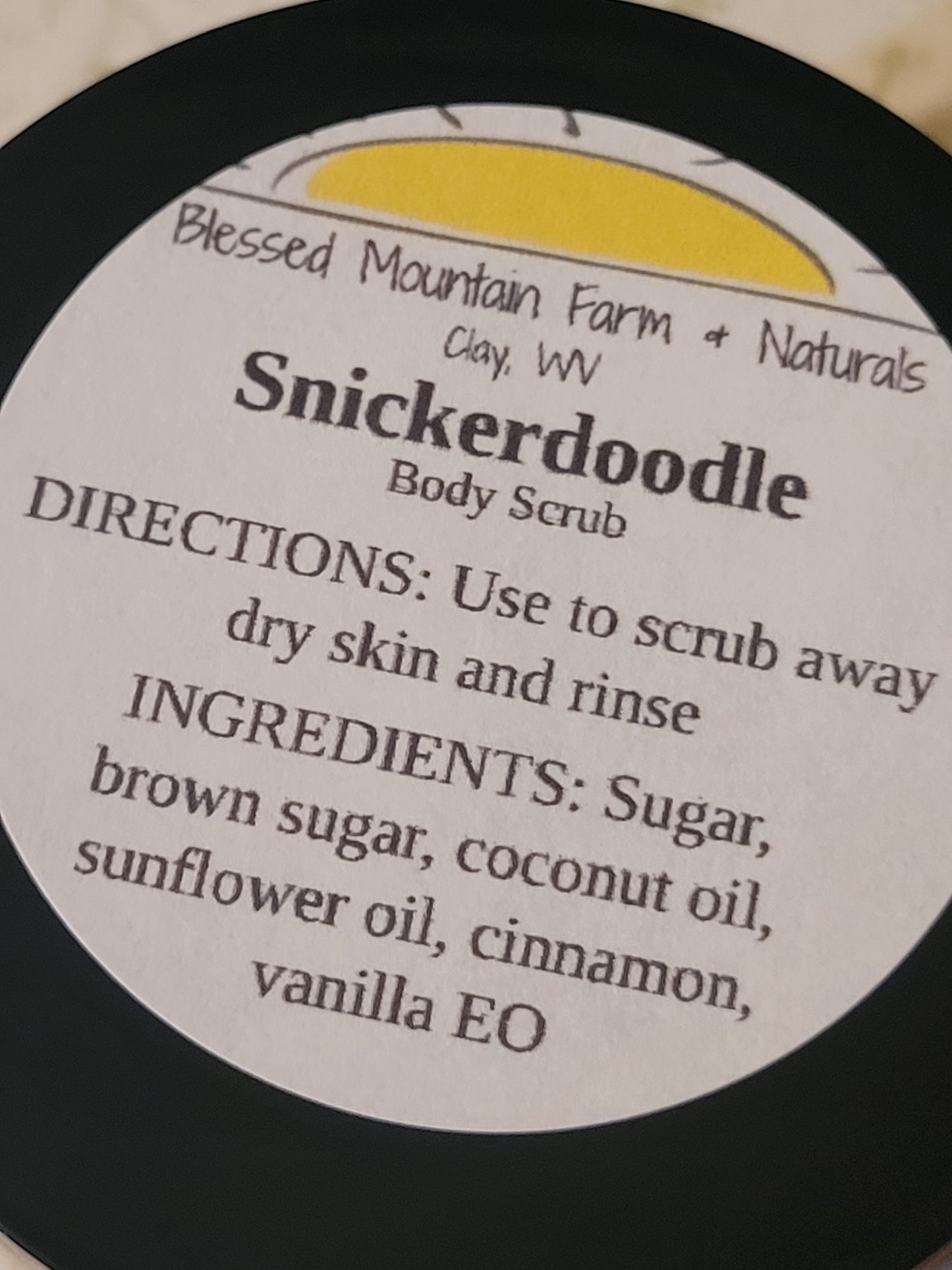 Snickerdoodle Sugar Scrub