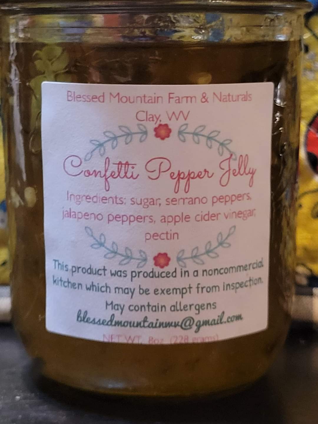 Confetti pepper jelly