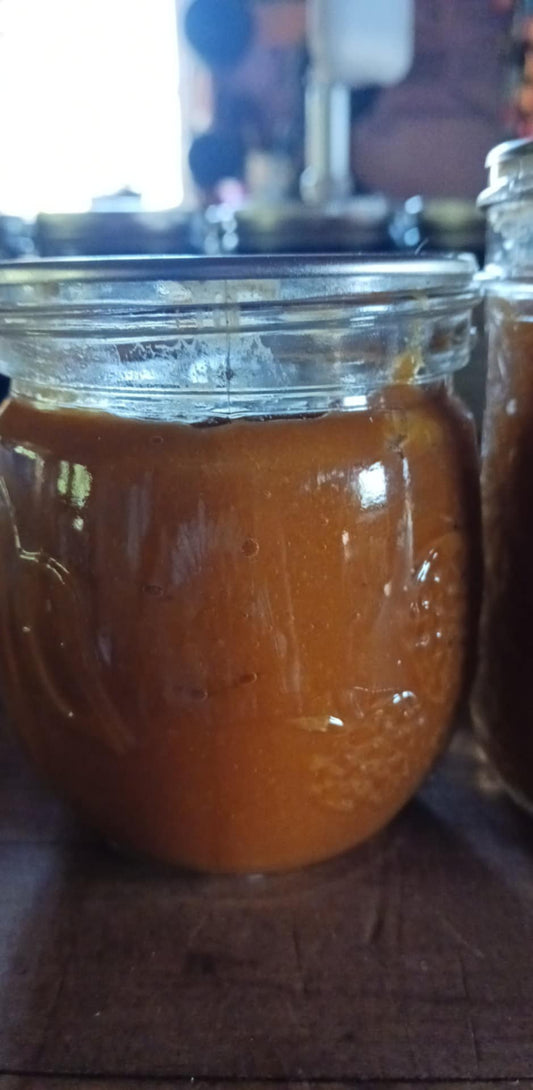 Salted Caramel Peach Butter